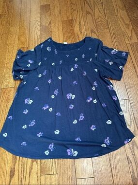 Old Navy Floral Short Sleeve Top